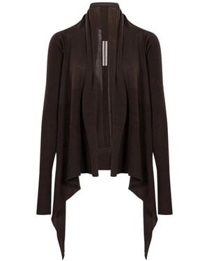 Rick Owens Draped Cardigan - Black