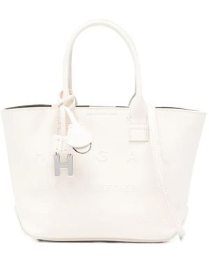 Hogan Mini Adress Tote Bag - White