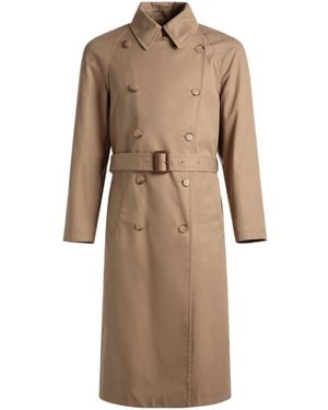 Bally Belted Trench Coat - Natural