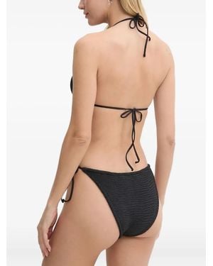 Paramidonna Bikini Con Nodi Laterali - Blu