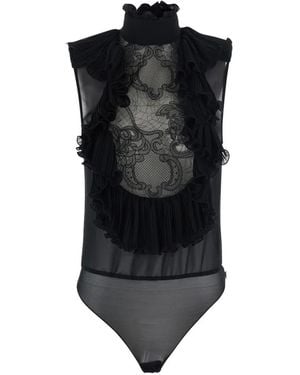 Elisabetta Franchi Bodysuit - Black