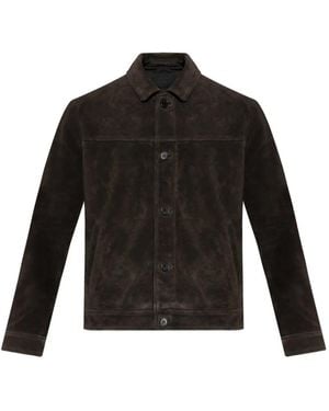 AllSaints Nates Button-Up Jacket - Black