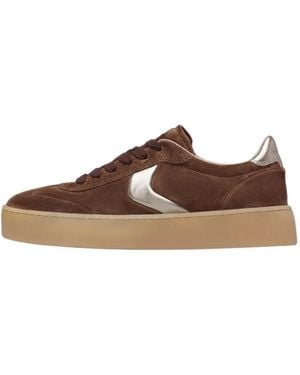 Voile Blanche Mind Suede Sneakers - Brown