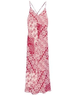 Emme Radura Floral Cami Midi Dress - Pink