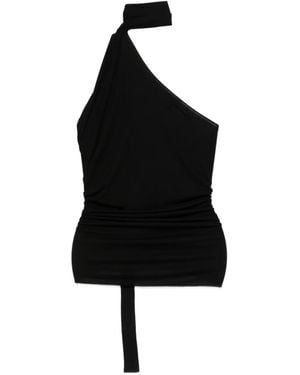 Ludovic de Saint Sernin Top con cuello halter - Negro