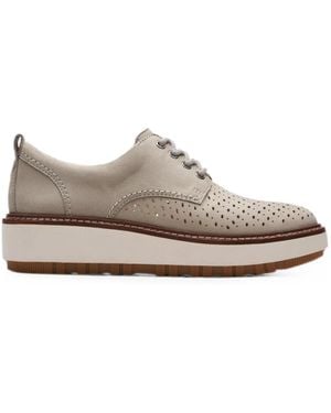 Clarks Orianna Move Lace-Up Derby Shoes - Natural