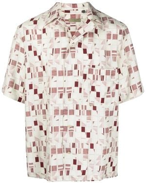 Corneliani Geometric-pattern Shirt - White