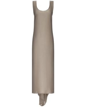 FFORME Signy Scoop-Neck Dress - Natural