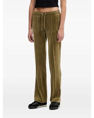 Juicy Couture Embellished Straight-Leg Pants - Green