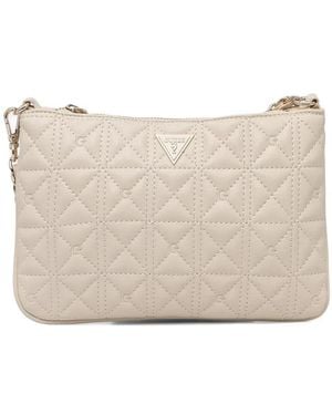 Guess 4G Quilted Tote Bag - Natural