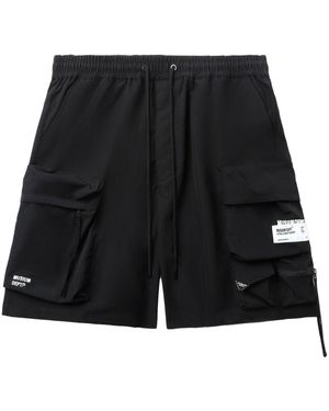 Musium Div. Drawstring-Fastening Cargo Shorts - Black