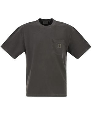 Carhartt Pocket-Detail T-Shirt - Black