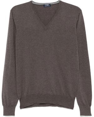 Barba Napoli Virgin Wool Jumper - Grey