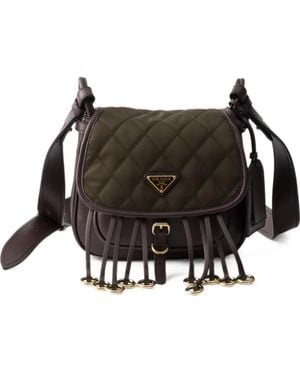 Prada Borsa A Spalla Corsaire Mini - Nero
