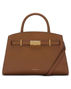 DeMellier Bolso Shopper Hudson Pequeño De Piel Forjada - Marrón