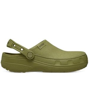 Crocs™ Canvas Slingback Clogs - Green