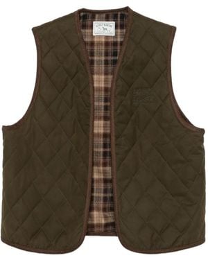 MC2 Saint Barth Janvry Quilted Gilet - Green