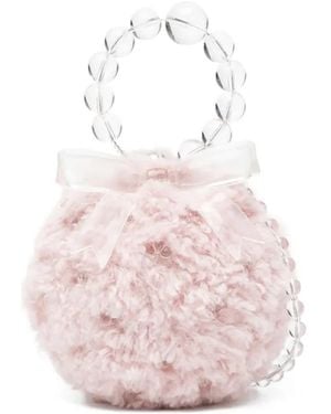 Rockfish Bolso mini de pelo de x Susan Fang - Rosa