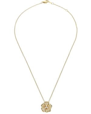 Leo Pizzo 18K Flora Diamond Necklace - Metallic
