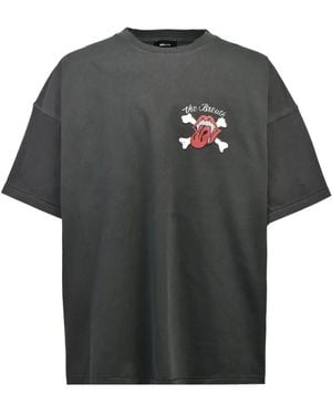 BREATH Graphic-Print T-Shirt - Grey