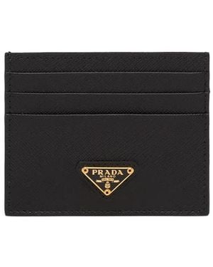 Prada Credit Card Holder Accessories - Black