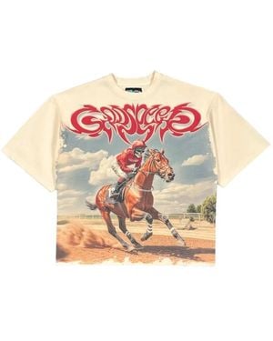 Godspeed Horse-Print T-Shirt - White