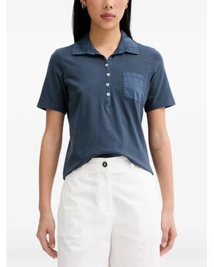 Marc O' Polo Miura Poloshirt Mit Brusttasche - Blau