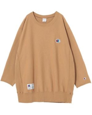 Undercover Logo-Embroidered Sweatshirt - Natural