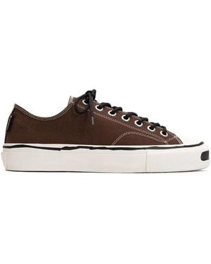 KAMIYA Joey Vulcanised-Sole Trainers - Brown