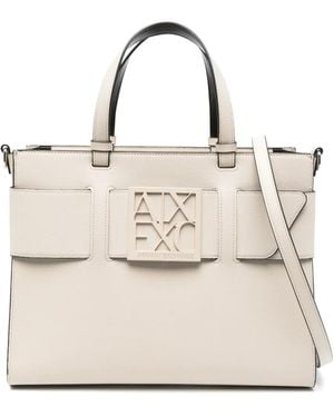 ARMANI EXCHANGE Susie ハンドバッグ - ナチュラル