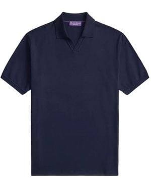 Ralph Lauren Katoenen T-Shirt Met Korte Mouwen - Blauw