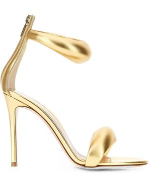 Gianvito Rossi Sandales Bijoux À Effet Métallisé - Metallic