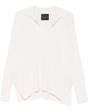 Roberto Collina Long-sleeve sweater - Weiß