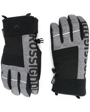 Rossignol Speed Logo-Print Gloves - Black
