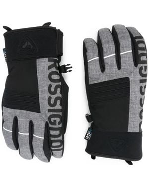 Rossignol Speed Logo-Print Gloves - Black