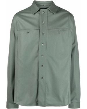 Qasimi Camisa Con Bolsillo En El Pecho - Verde
