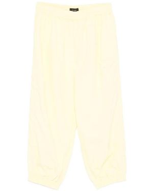 Willy Chavarria Logo-Embroidered Trousers - White