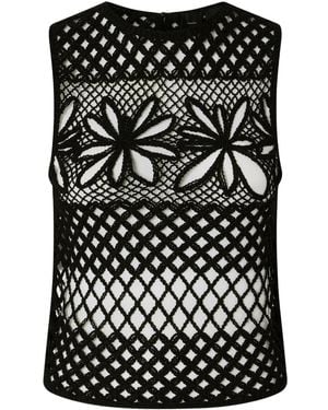 Pinko Viscose-Nylon Blend Jumper - Black
