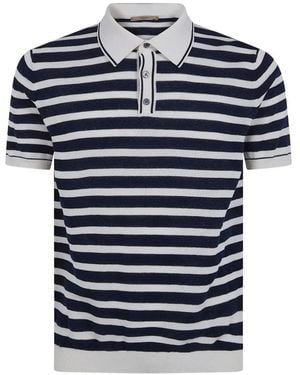 Nuur Polo A Rayas - Azul