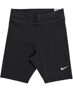 Nike High-Waisted Biker Shorts - Blue