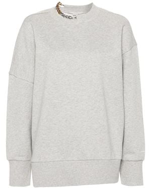 Stella McCartney チェーントリム スウェットシャツ - ホワイト