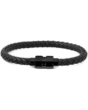 Roderer Marco Woven Leather Bracelet - White