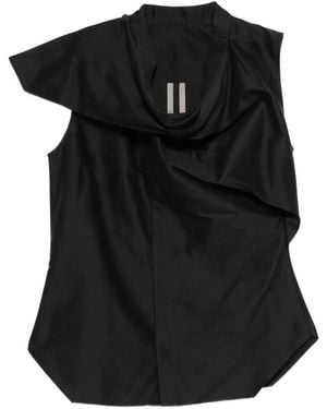 Rick Owens Solid Cowl Neck Top - Black