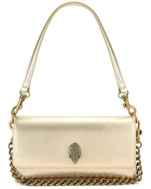 Kurt Geiger Soft Sloane Chain-Strap Leather Tote Bag - Natural
