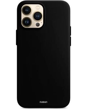SECRETFACT Nubian Logo-Print Phone Case - Black