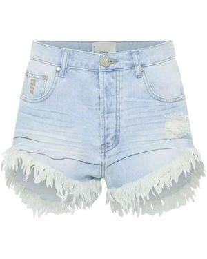 One Teaspoon Spijkershorts - Blauw