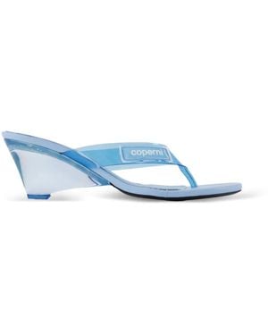 Coperni Lift Wedge Sandals - Blue