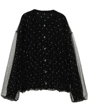 JNBY Polka-Dot Cardigan - Black