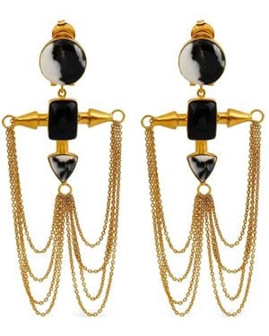 Boheme by Vero Kativka Chain Earrings - White