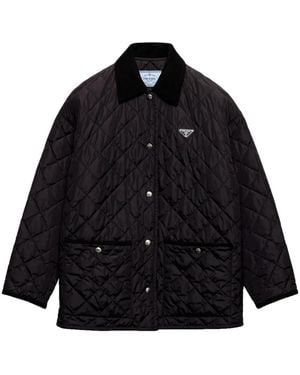 Prada Patch-Pocket Jacket - Black